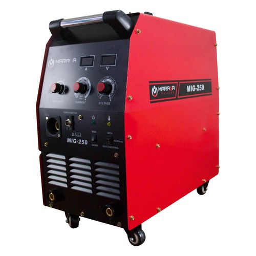 Soldadora Inversora Multi-Procesos MIG-250, 250A, 22V con GMAW (MIG, MAG), FCAW, SMAW y GTAW, Alimentador interno, Tecnología IGBT, 1 Fase