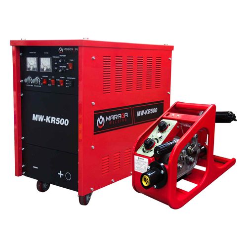 Soldadora Tipo Transformador MW-KR500, 500A, 220/440V con Alimentador Externo, 2T-4T, Selector Auto., Arc-Force, Alta Ciclo de Trabajo
