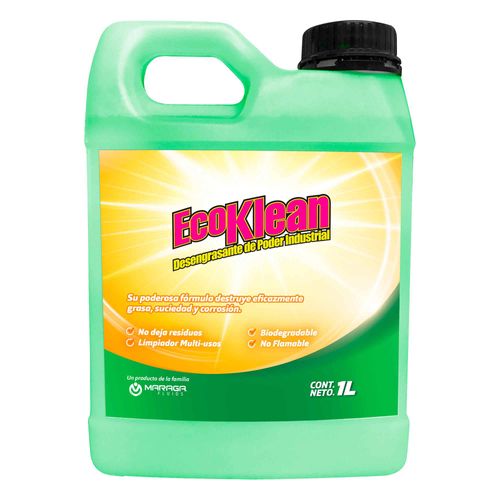 Limpiador y Desengrasante Biodegradable de Uso Industrial 1 Litro Maraga