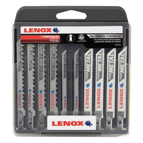 Kit de Sierras Caladoras Bimetálicas 743JA con 10 hojas