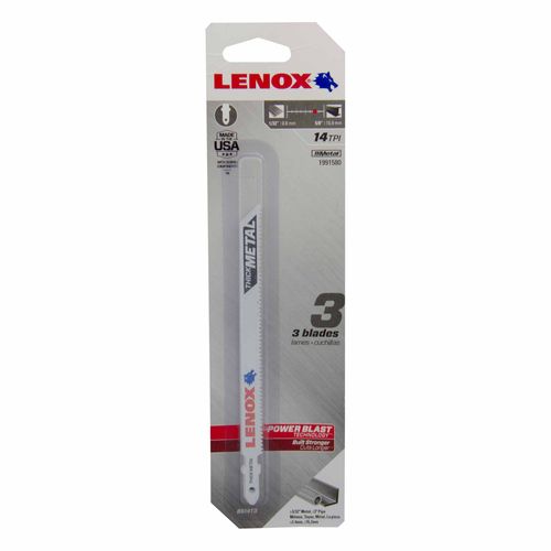 Hoja para Sierra Bimetálica 514S de 5-1/4 x 3/8 x 1.3 Pulgadas (14) Zanco 3 Piezas