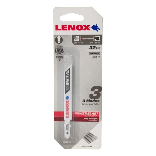 Hoja para Sierra Bimetálica 332S de 3 x 3/8 x .037 Pulgadas (32) Zanco 3 Piezas