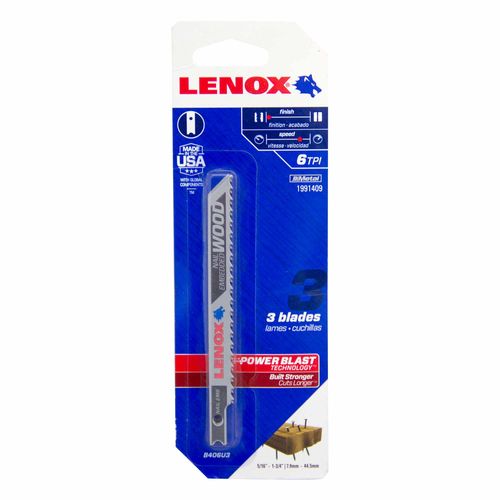 Hoja para Sierra Bimetálica 406J de 4  x 3/8 x .050 Pulgadas (6) Zanco 3 Piezas