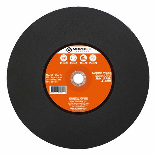 5 Discos de Corte Doble Malla de 14 Grosor 1/8 Eje 1 Pulgada Maraga