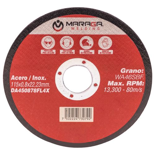 50 Discos de Corte de 4-1/2 Pulgadas Maraga